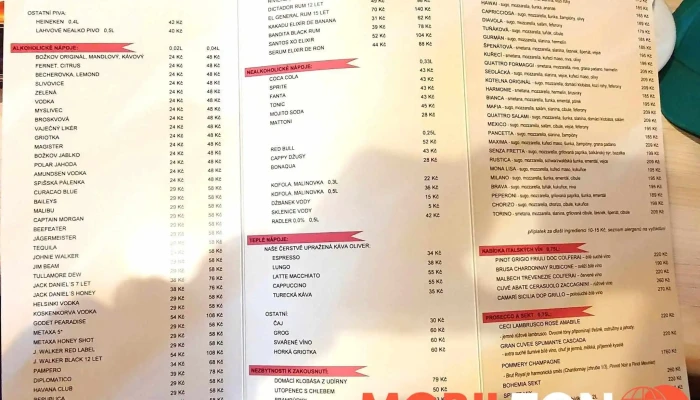 Kotelna -  Menu - Kamenná