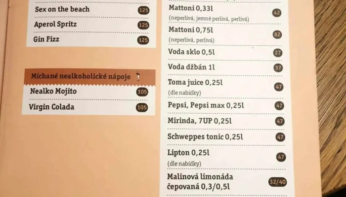 Kozlovna Beroun -  Menu - Závodí