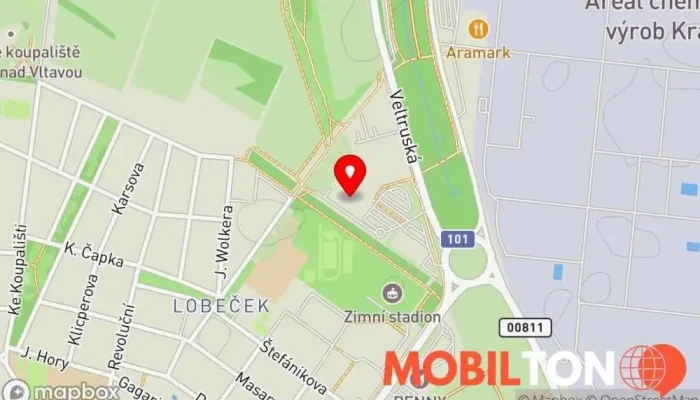 mapa Kralupský Kebab Restaurace v 1 Kralupy nad Vltavou 1 CZ, Veltruská 815