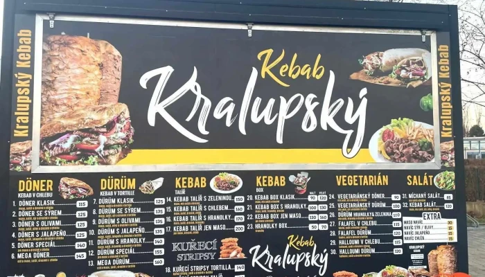 Kralupsky Kebab Menu - 1 Kralupy Nad Vltavou 1 Cz, Veltruská 815