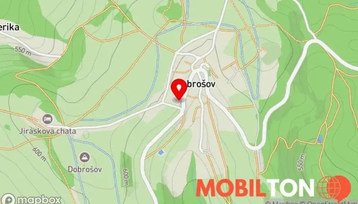 mapa Krásné časy Penzion, Dodavatel jídla a pití pro catering, Restaurace v Dobrošov