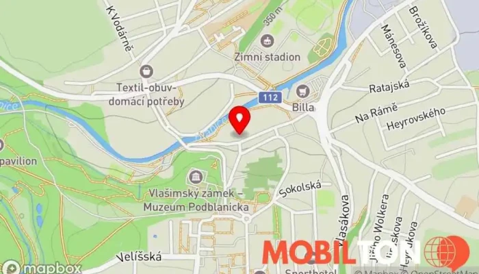 mapa Krčma u Cilky Restaurace v Žižkovo nám. 132