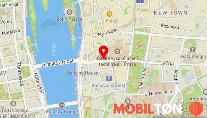 mapa Krčma u Parašutistů s.r.o Restaurace, Česká restaurace v Nové Město
