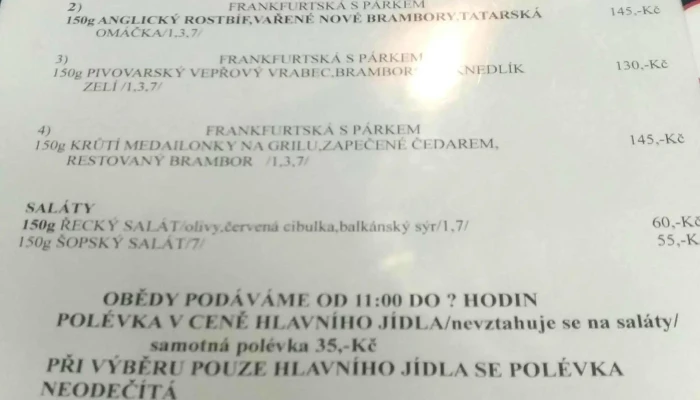 Krcma U Parasutistu Sro Fotky - Nové Město