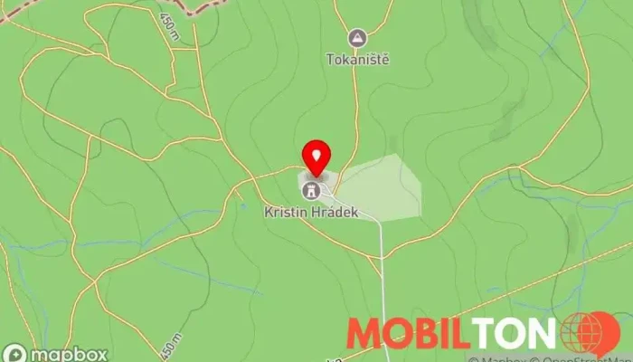 mapa Kristin Hrádek Hotel v Maxičky