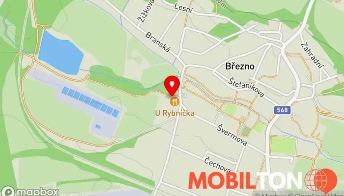 mapa Kulturní dům Březno U Rybníčka Kulturní centrum v Gen. Svobody 431/431
