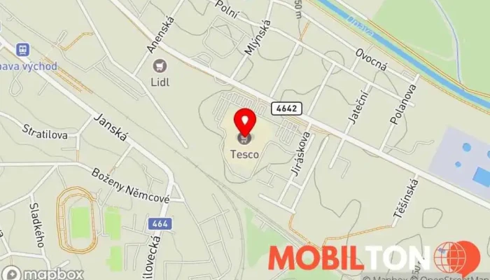 mapa KupTelefon.cz Opravna mobilních telefonů, Prodejna příslušenství k mobilním telefonům, Prodej mobilních telefonů v Těšínská 2914/20