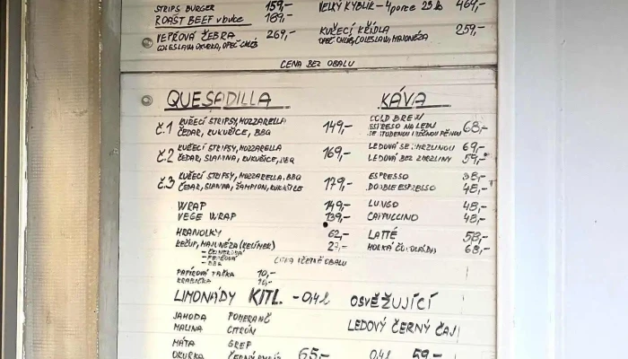 Kus Zvance Menu - Horní Lideč