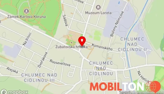 mapa La Putika Restaurace v Kozelkova 51