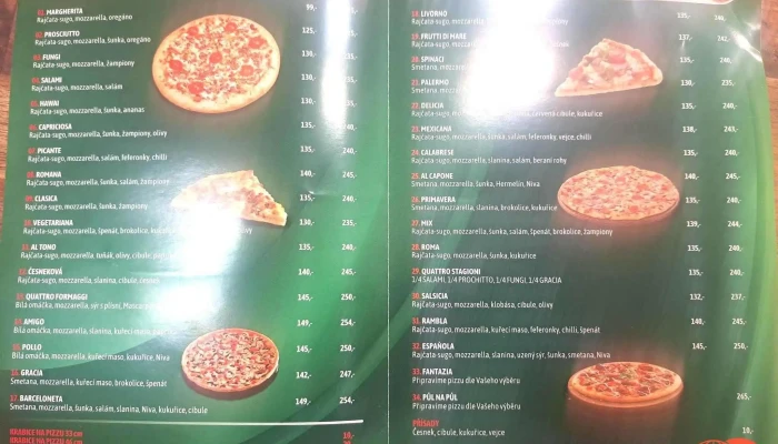 Labona Pizza Menu - Mladá Boleslav-kosmonosy