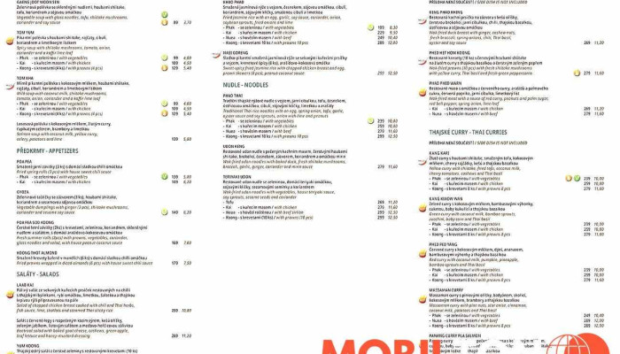 Lemon Leaf -  Menu - Nové Město