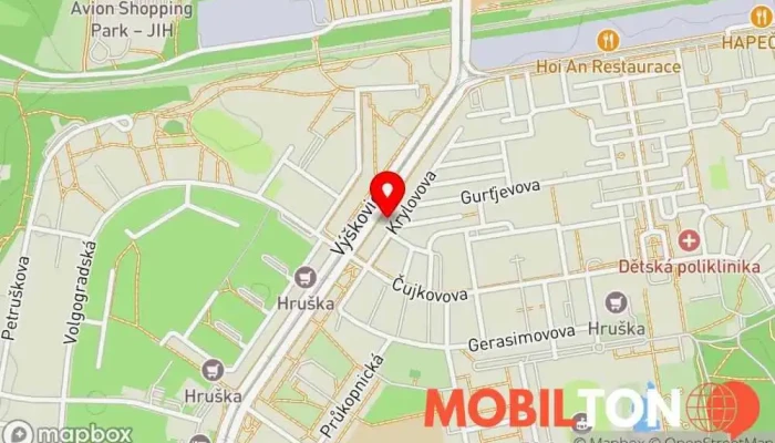 mapa Lenka Ďobková Prodej mobilních telefonů, Prodej elektroniky, Telekomunikace v Ostrava-jih-Zábřeh