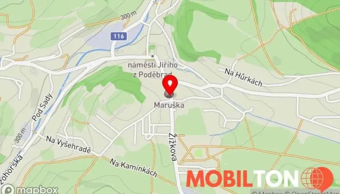 mapa Lenka Tesárková Restaurace v Žižkova 8