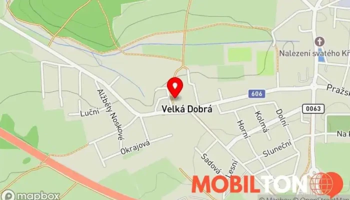 mapa Lesovna Restaurace v Nám. Komenského 36