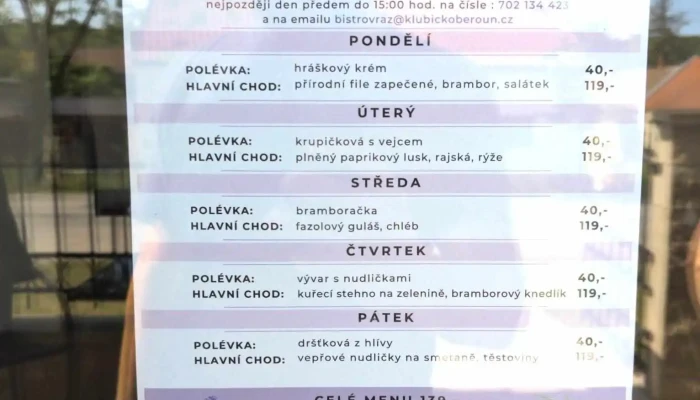 Levandulove Bistro Vraz   Misto Kde Mlsani Ma Smysl Menu - Květnová 80