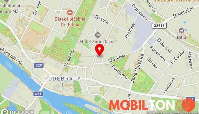 mapa Limetka salaterie Cateringové služby, Prodejna ovoce a zeleniny, Restaurace zdravé výživy, Obědová restaurace v Poděbrady
