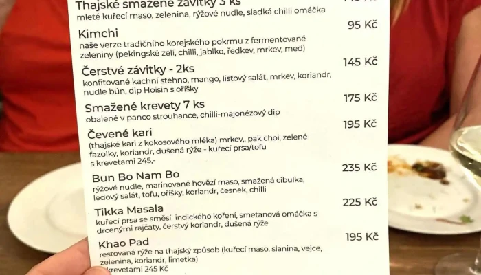 Liskovka Skver Menu - Náměstí F. X. Svobody 31