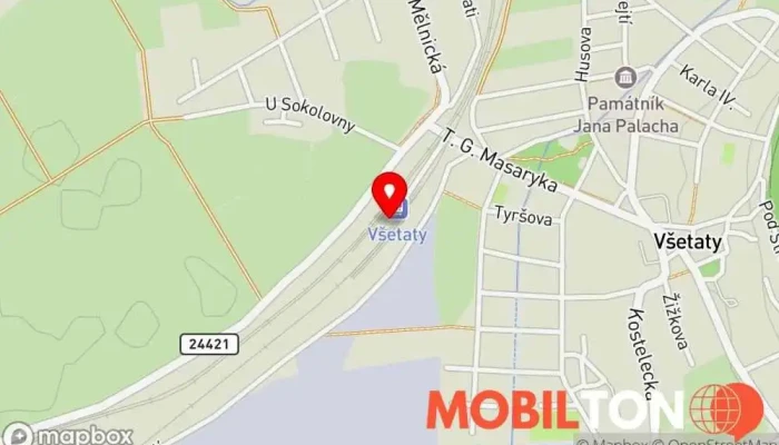 mapa Lokobar, Nádražní restaurace Hospoda v 