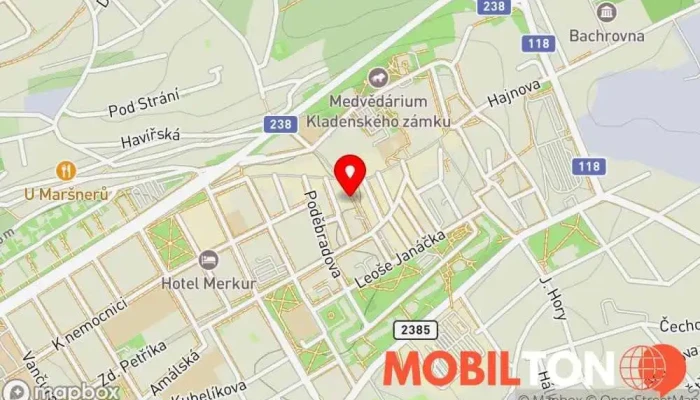 mapa Lotos Speciality Asijská restaurace v Osvoboz. pol. vězňů 341