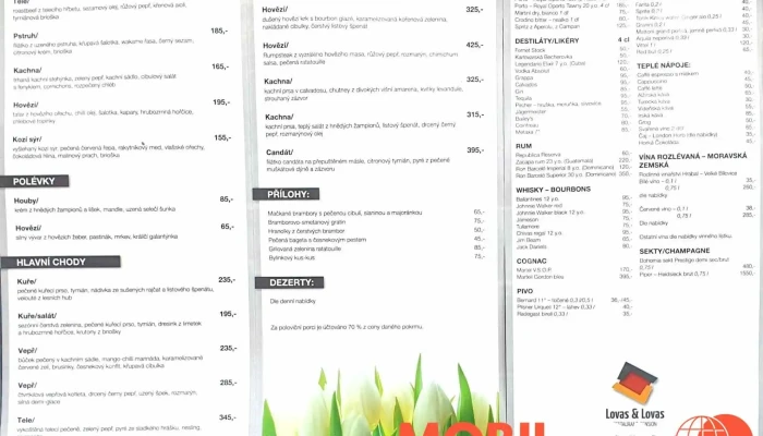 Lovas Lovas Menu - Husova 527