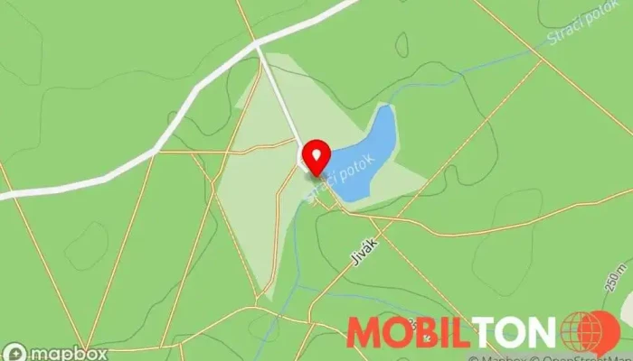 mapa Lovecký hotel Jívák Hotel, Ubytování pod střechou, Restaurace v Jívák 89