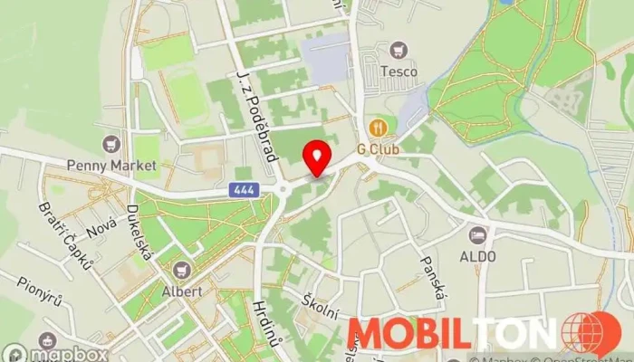mapa Luskni CZ s.r.o. Internetový obchod, Prodejna příslušenství k mobilním telefonům, Prodej mobilních telefonů, Prodejna počítačového příslušenství, Prodej výpočetní techniky, Prodej elektroniky v Střední 1445