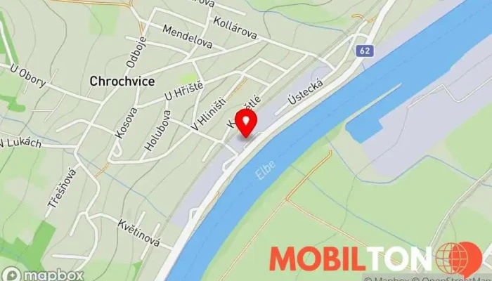 mapa Luver bistro Bistro v Ústecká 313/160