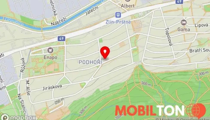 mapa M Computers Prodej výpočetní techniky, Opravy počítačů, Prodej použitých počítačů v Svatopluka Čecha 647
