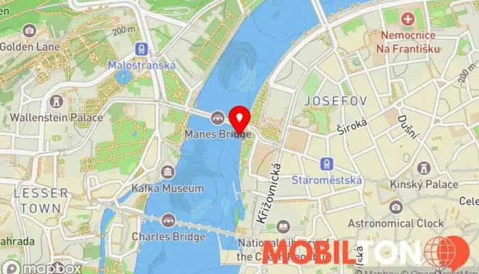 mapa Marina Ristorante Italská restaurace, Restaurace v Staré Město
