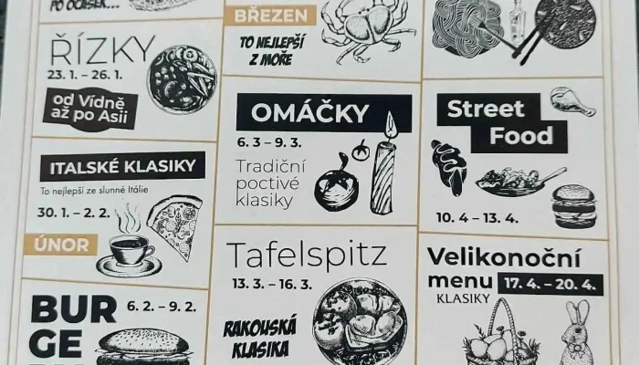 Marjana   Restaurace A Pension Menu - U Nádraží 207