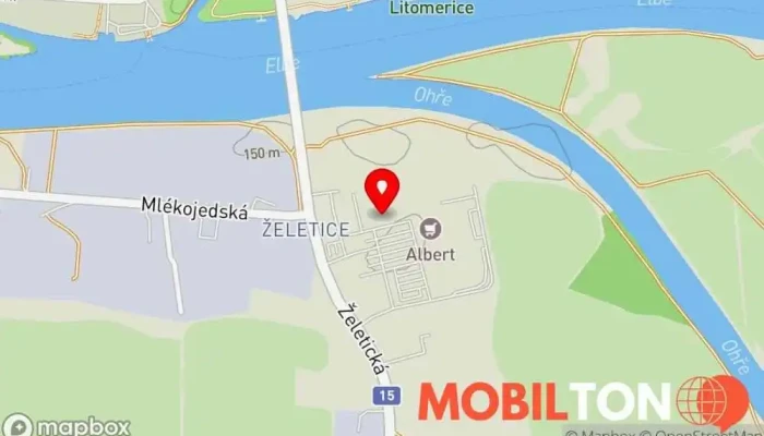 mapa Martin’s pizza Pizzerie v Želetická 2277