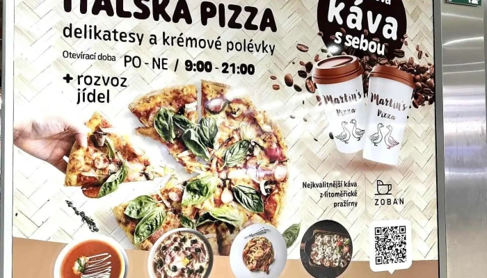 Martins Pizza Menu - Želetická 2277