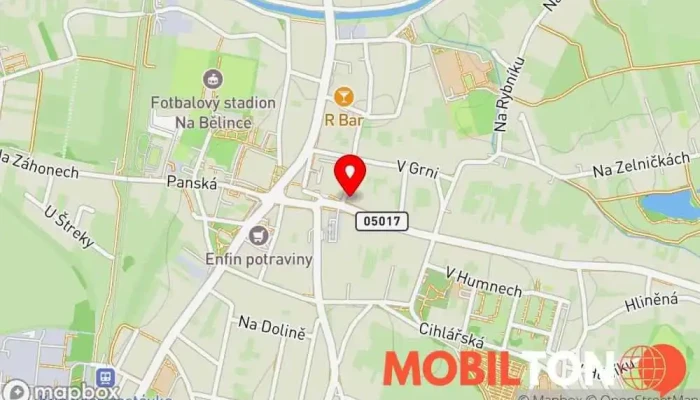 mapa Masaro Kunovice Rodinná restaurace v Lidická 403