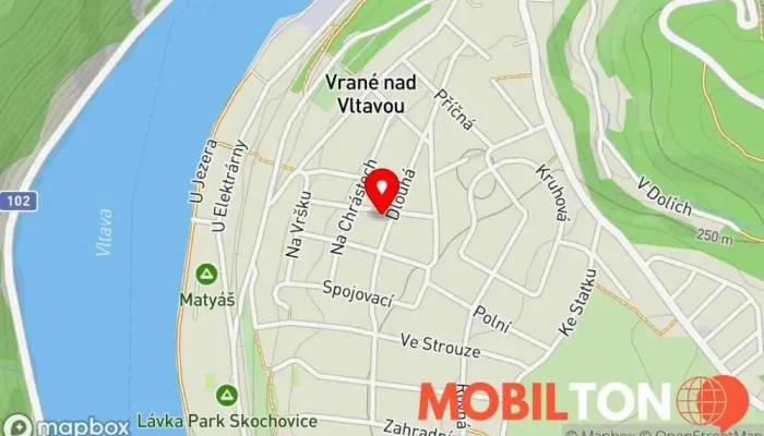 mapa Masna Aréna Rychlé občerstvení v Luční