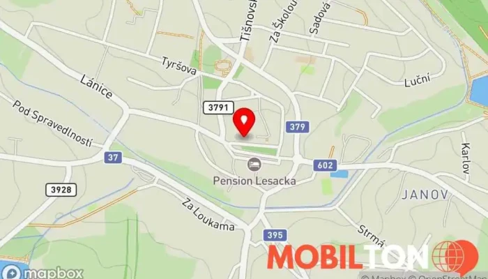 mapa Mazánek Mobil Opravna mobilních telefonů v Masarykovo nám. 84