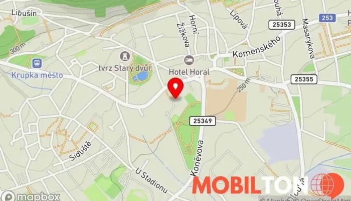 mapa MC Koloseum Pizzerie, Evropská restaurace v Bohosudovská 210