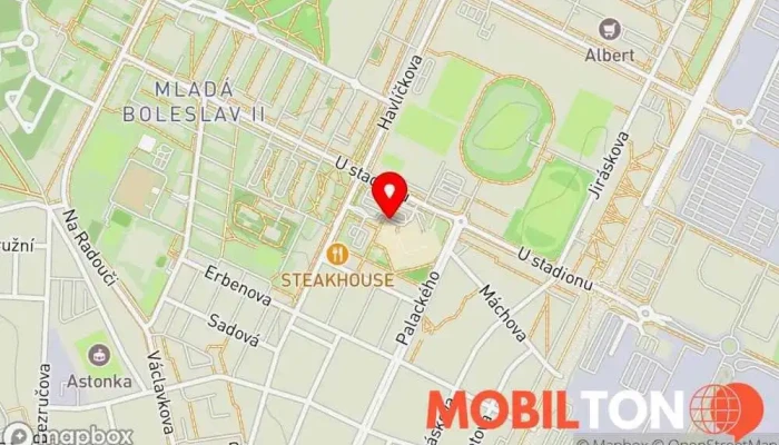 mapa McDrive Rychlé občerstvení v Mladá Boleslav II