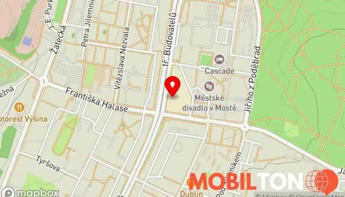 mapa MEX DAN Restaurace v Radniční