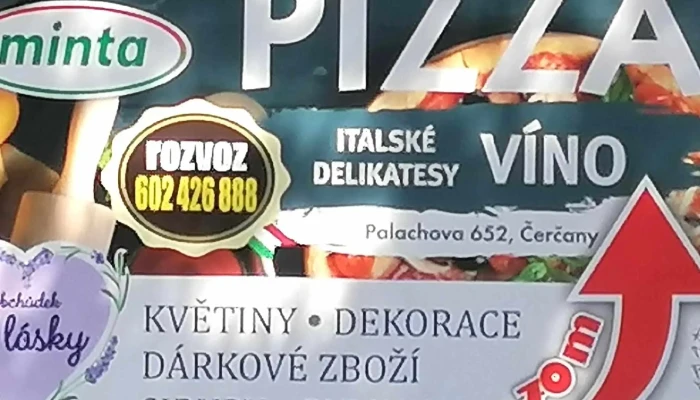 Minta Pizza Vino Ceny - Palachova 652