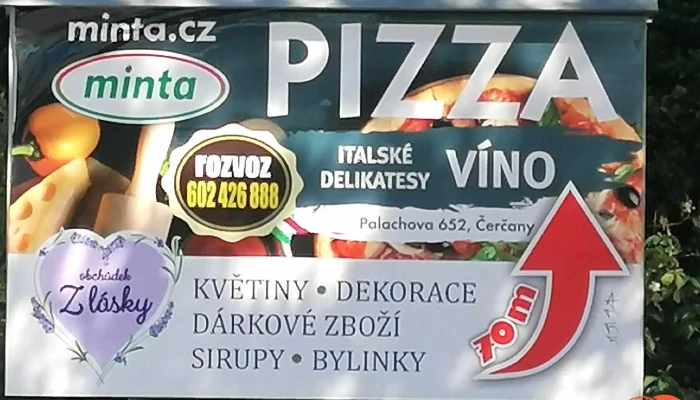Minta Pizza Vino Menu - Palachova 652