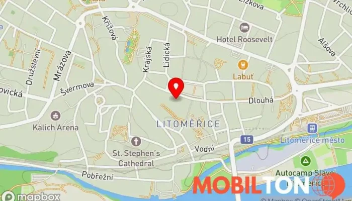 mapa Mirasushi & Poke Restaurace v Město