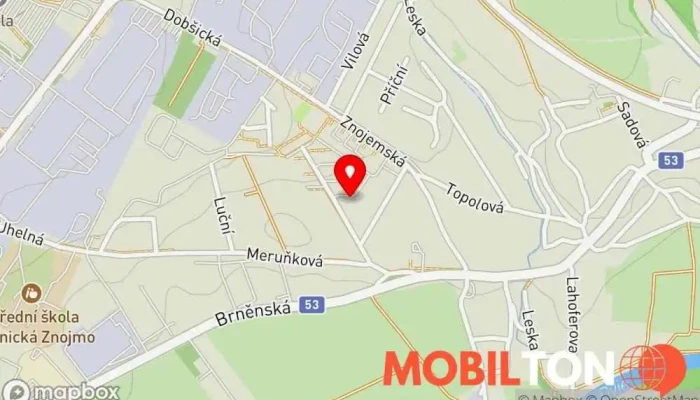 mapa Miroslav Boček Prodej mobilních telefonů v V Zahradách 299