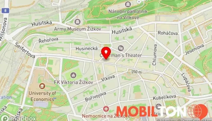 mapa Mobifon Opravna mobilních telefonů, Prodejna příslušenství k mobilním telefonům, Prodej mobilních telefonů, Prodejna počítačového příslušenství, Výrobce počítačového hardwaru, Opravy počítačů, Prodejna počítačových potřeb, Prodej použitých počítačů v Praha 3-Žižkov