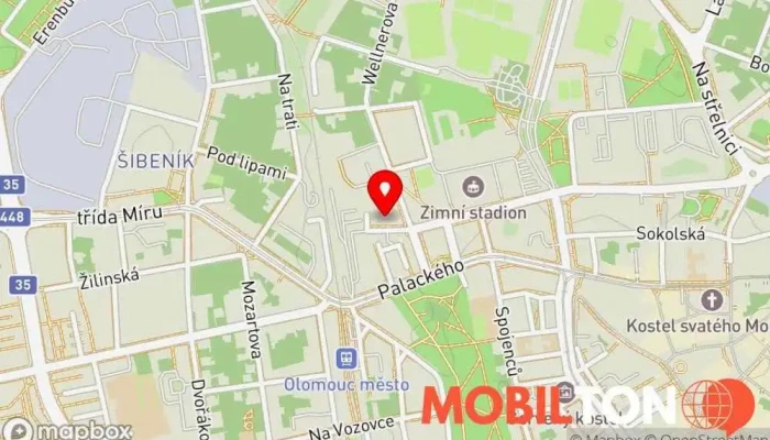 mapa Mobil M1 Opravna mobilních telefonů v Wellnerova 1322