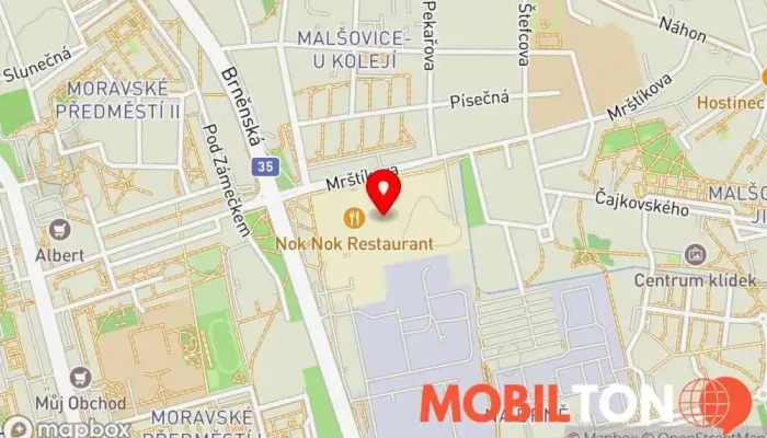 mapa Mobil Pohotovost Prodej mobilních telefonů, Opravna mobilních telefonů v Nový Hradec Králové