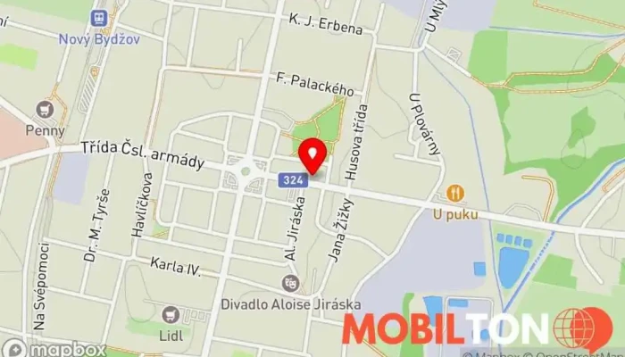 mapa Mobil Servis NB Opravna mobilních telefonů, Prodejna příslušenství k mobilním telefonům, Prodej mobilních telefonů, Prodejna počítačového příslušenství v Dukelská tř. 1133