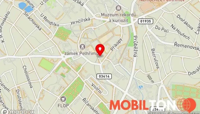 mapa Mobil Servis stampi Prodej mobilních telefonů, Prodejna příslušenství k mobilním telefonům, Opravna mobilních telefonů v Poděbradova 91