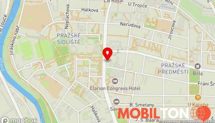 mapa mobile care s.r.o. Prodej mobilních telefonů v České Budějovice 3