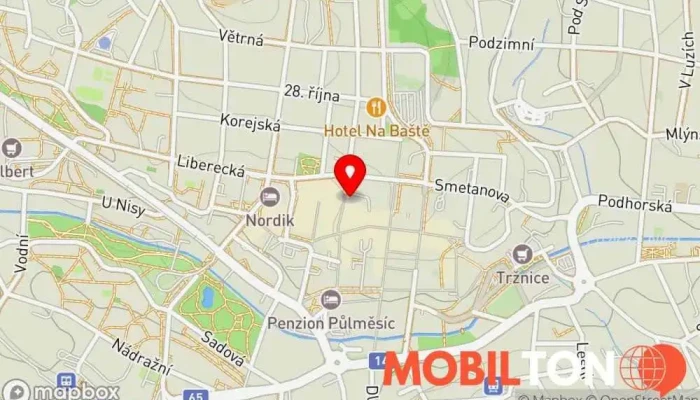 mapa MOBILEPOINT Opravna mobilních telefonů, Prodejna příslušenství k mobilním telefonům, Prodej elektroniky, Prodej počítačových her v Máchova 877/4