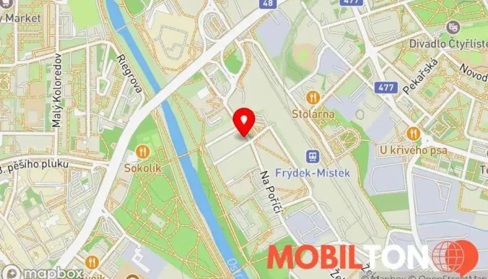 mapa MobilFM Opravna mobilních telefonů v Na Poříčí 1199